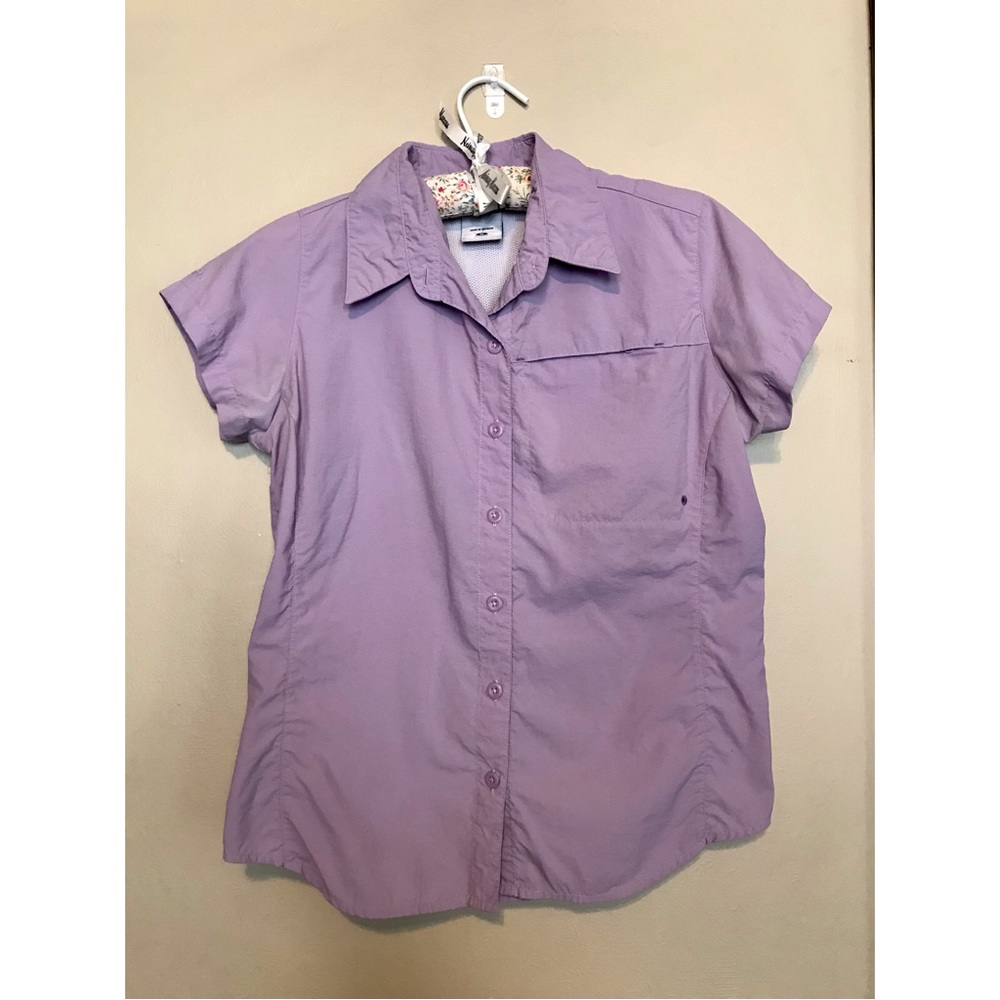 Lilac Columbia Button-Down Top